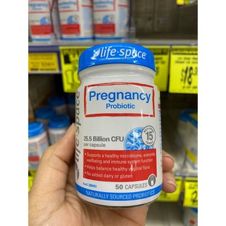 Men vi sinh hỗ trợ thai kỳ Life Space Pregnancy Probiotic  Úc 25.5 Billion CFU 50 viên