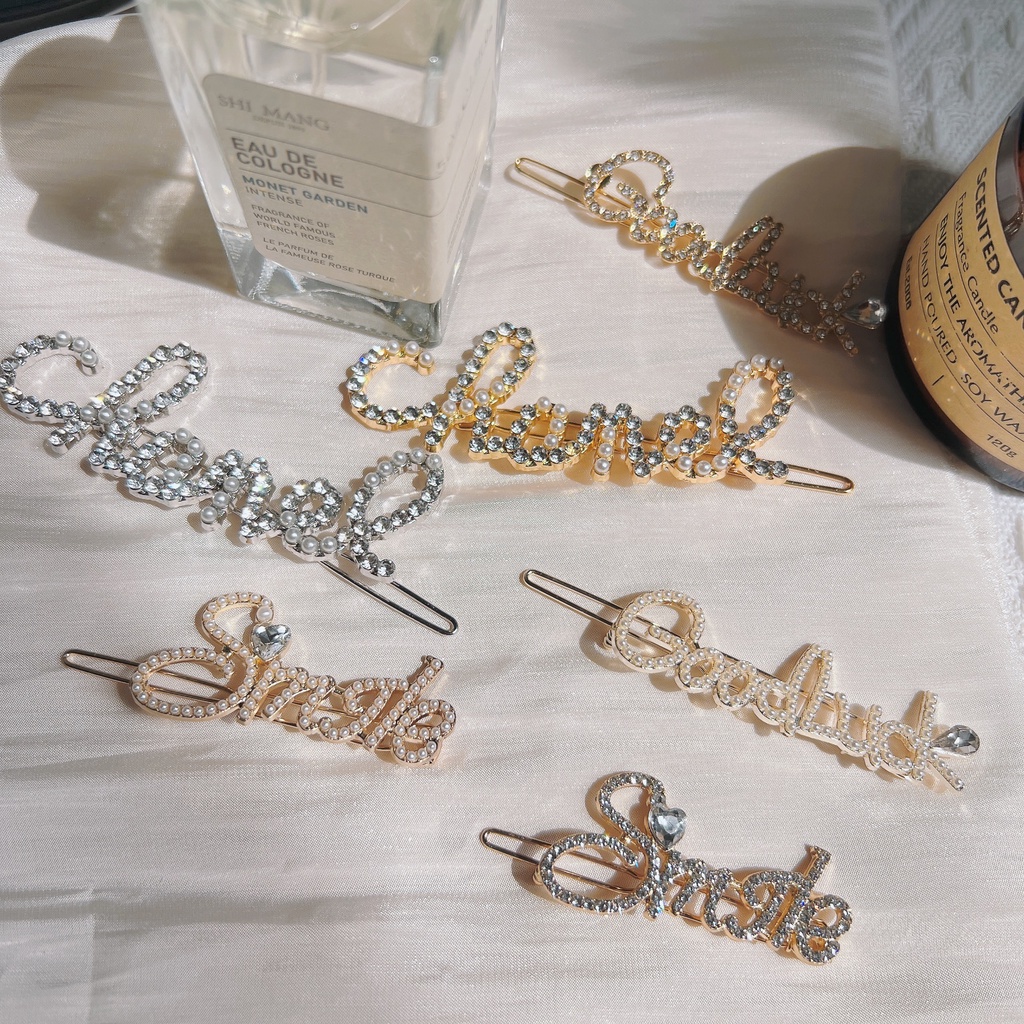 1 Kẹp Tóc Hình Chữ Cái Thời Trang Dành Cho Nữ