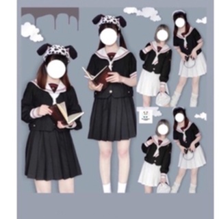 Set áo, váy - seifuku brand tương gấu - seri sakura #jk #seifuku #sakura