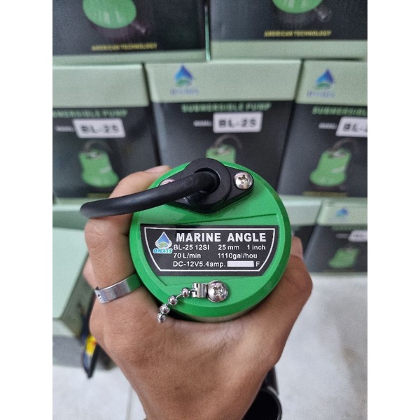 Máy Bơm Chìm Điện Bình Nguồn 12V DC Vỏ Nhựa công suất 65W - OMAIS