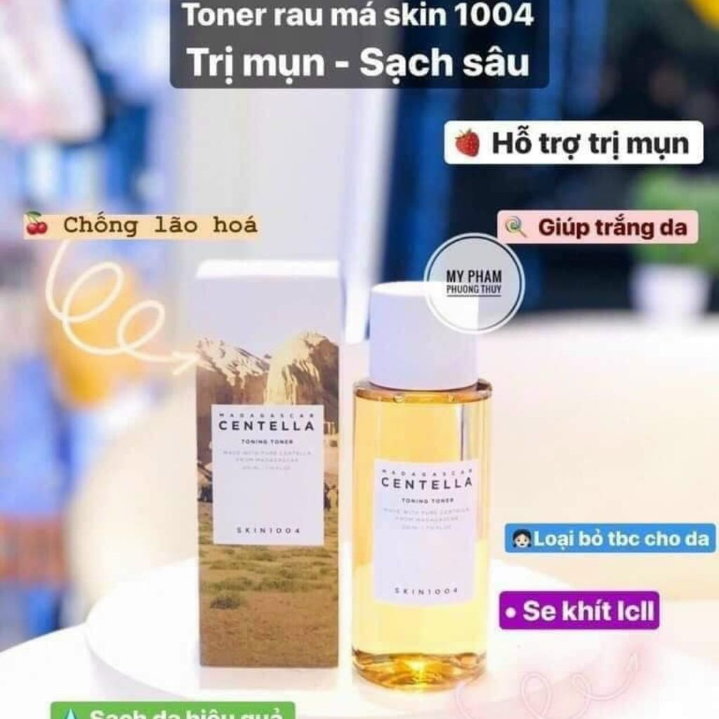Nước hoa hồng tinh chất rau má ngăn ngừa mụn Skin 1004 Madagascar Centella Asiatica Toning Toner | BigBuy360 - bigbuy360.vn