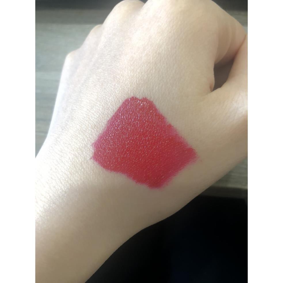 Son kem mịn lì T&J màu đỏ hồng, độ bám cực kì tốt và không gây khô môi | BigBuy360 - bigbuy360.vn