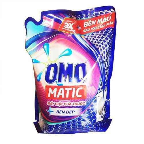 Nước giặt Omo Matic Cửa Trước Bền Màu 2kg