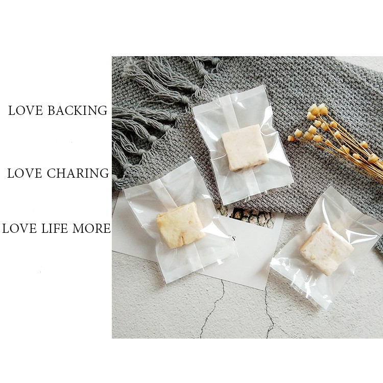 Set 100 Túi Đựng Bánh Quy Xinh Xắn