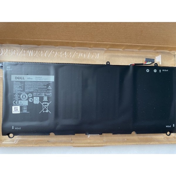 Pin laptop Dell XPS 13 9360 XPS 2017 TP1GT RNP72 0RNP72 PW23Y GD1JP PW23Y 0TP1GT ZIN NEW 60WH. Bảo hành toàn quốc