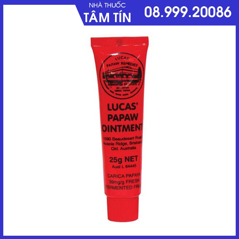 Kem đa năng lucas papaw Ointment 25gr Úc