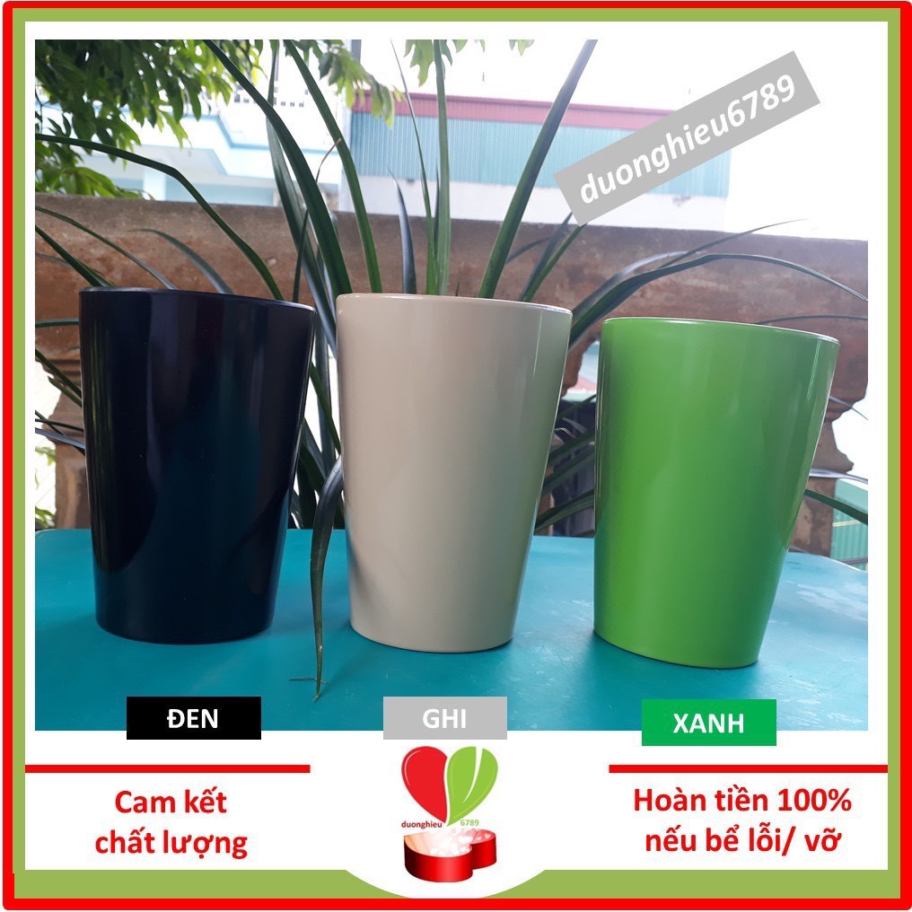 Cốc Phíp, Ly Nhựa Cao Cấp Melamine Đồ Nhà Hàng Nhà Bếp Màu Đen Sang Trọng