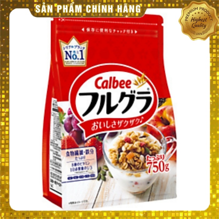 [Mã GROSALE giảm 10% đơn 150K] Ngũ cốc Calbee 750g Nhật Bản ( sẵn)