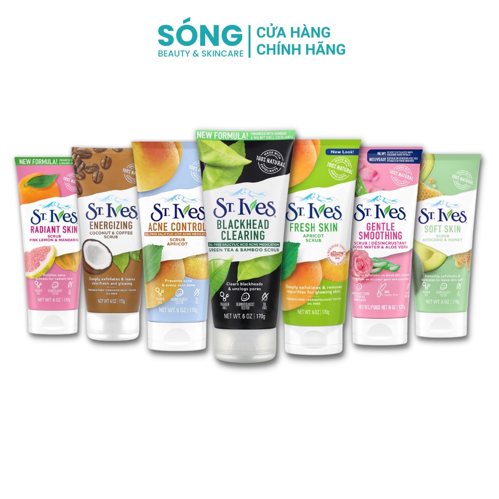 Sữa Rửa Mặt Tẩy Da Chết St.ives 170g