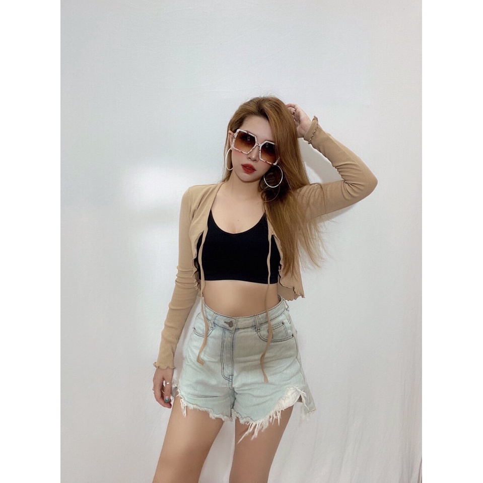 Áo khoác sexy, đi biển , croptop khoe ngực