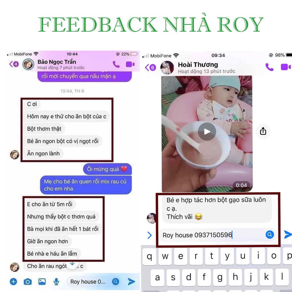 Cháo Hạt Vỡ Organic Nhà Roy - Giải pháp cho bé biếng ăn, chậm TĂNG KG, cháo gạo vỡ cho bé ăn thô nguyên chất thơm ngon
