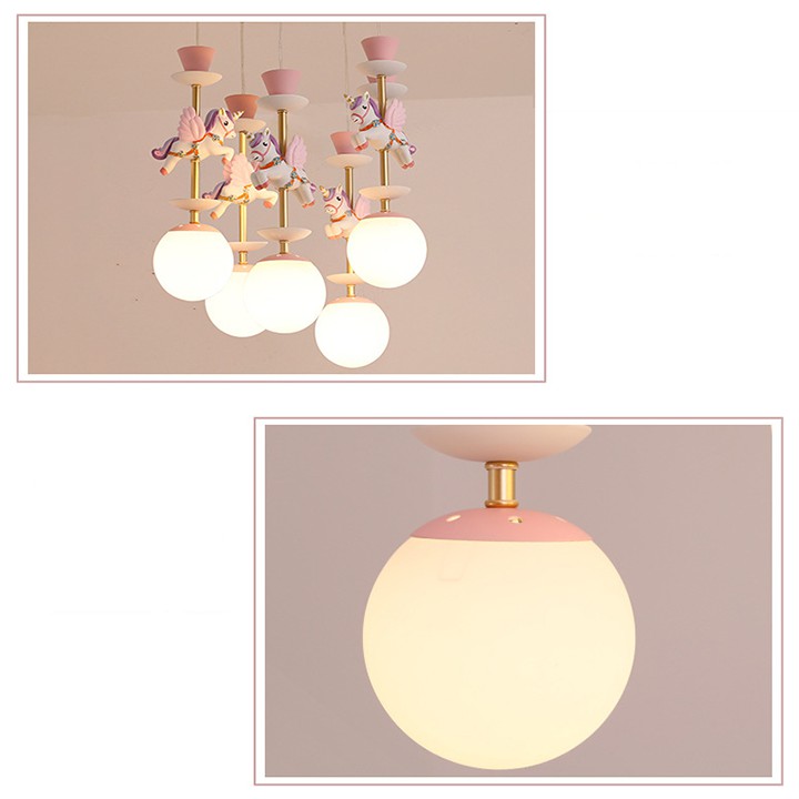 Đèn trần phòng ngủ, đèn thả trần ngộ nghĩnh xinh xắn cho bé PH-D007