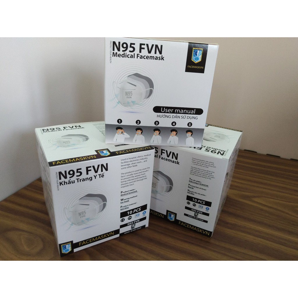 Khẩu trang 5 lớp N95 FVN có van và không van