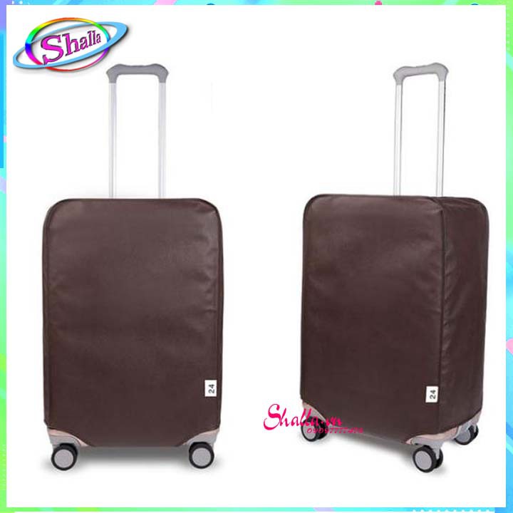 Bao trùm vali vải - nhựa dẻo cao cấp Size 20-24-28 inch trong suốt Shalla HSE90