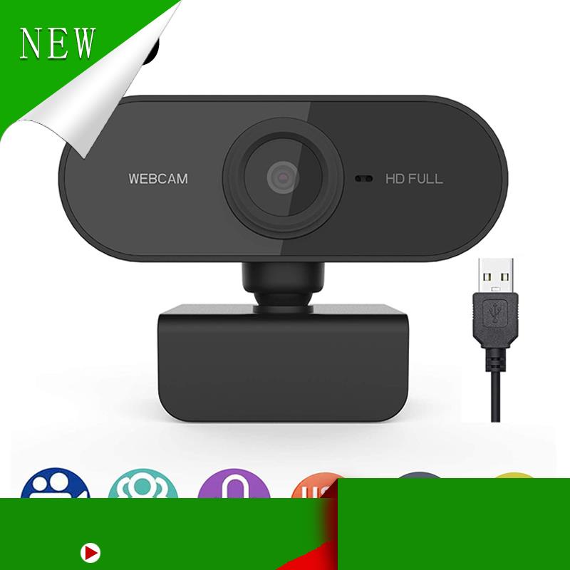 (Hàng Mới Về) Webcam KCO PC01 có mic độ phân giải HD 2K góc quay rộng 110° thiết kế đế xoay 360 độ kết nối cổng USB tiện