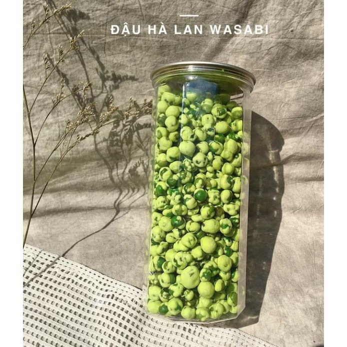 LON PET ĐẬU HÀ LAN VỊ  MÙ TẠT( WASABI ) - ĐẬU HOÀ LAN WASABI 450GR - ĂN VẶT