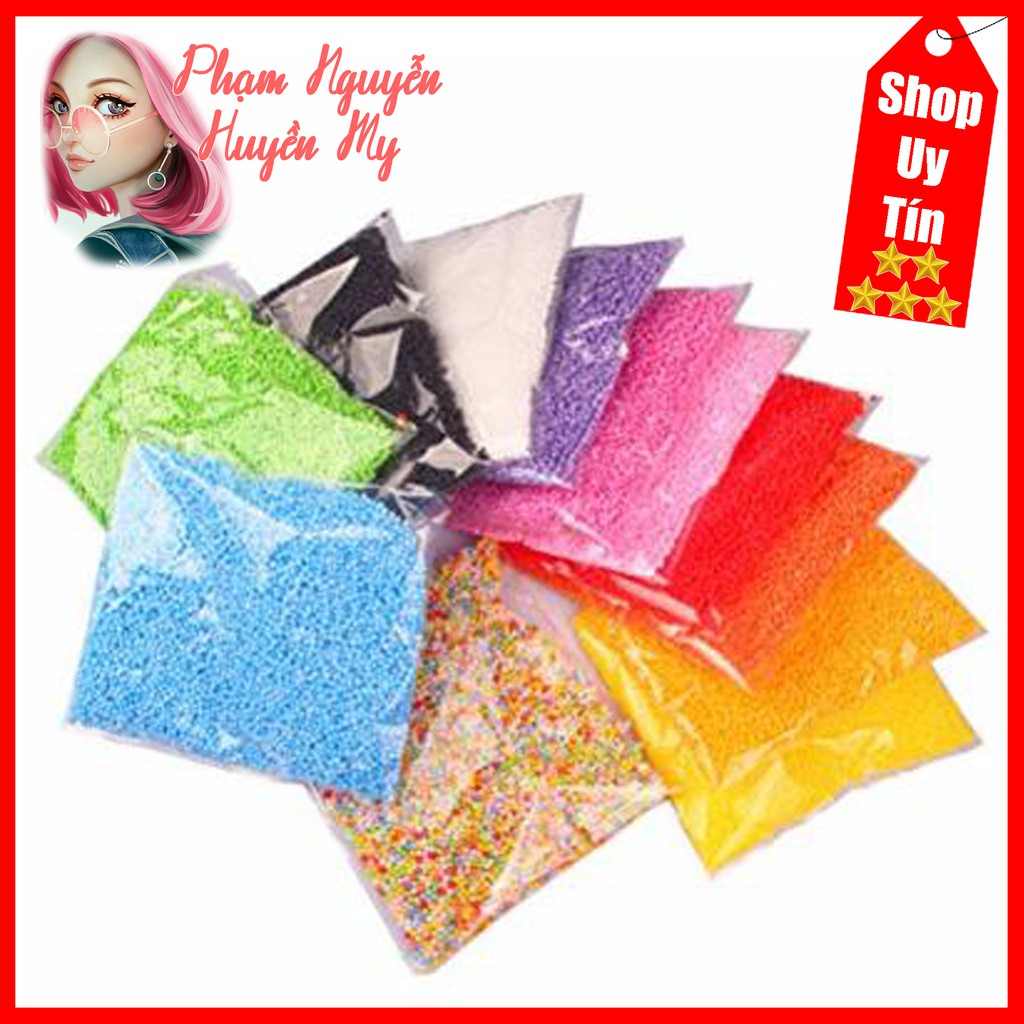 XỐP MINI ( HẠT NHỎ ) - 10G ĐỦ MÀU