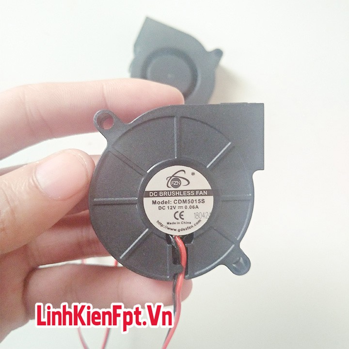 Quạt Tản Nhiệt 12V Ly Tâm , Quạt Sên Siêu Yên Tĩnh