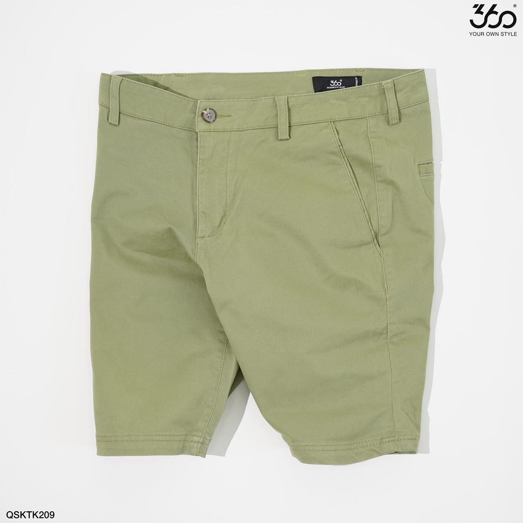 Quần sooc kaki nam có túi 360 BOUTIQUE trẻ trung, năng động