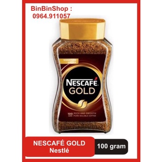 Cà phê đen hoà tan NesCafe Gold Blend hũ 100gram