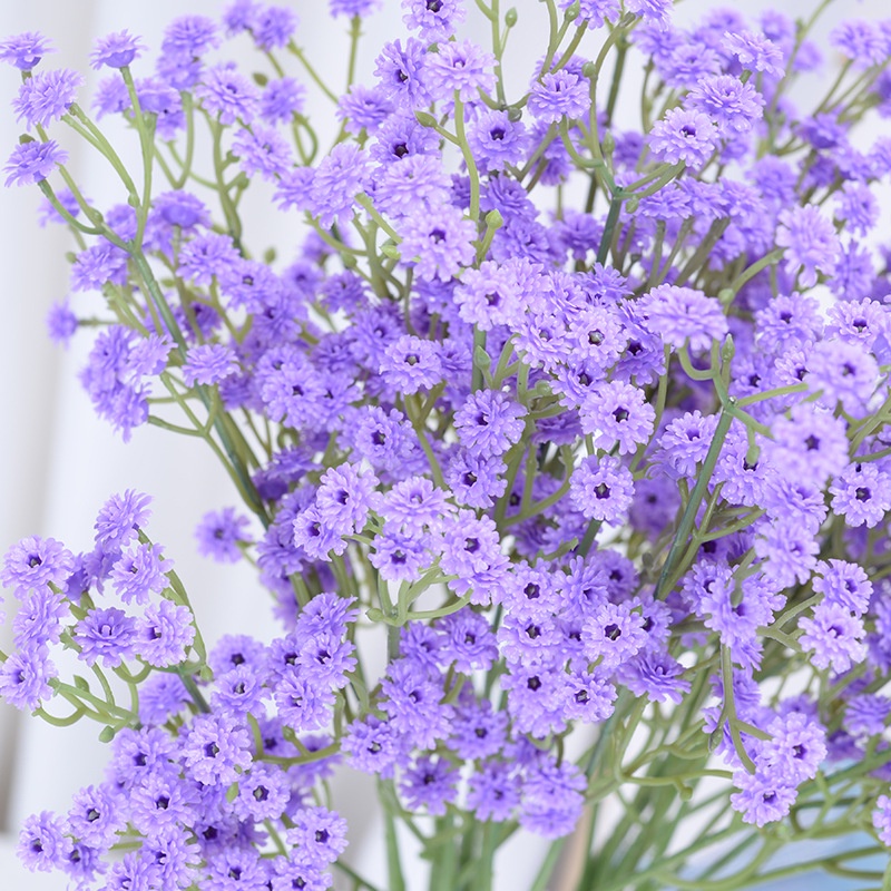 Bó Hoa gypsophila Nhân Tạo Bằng Nhựa Mềm Mại Dùng Để Trang Trí Nội Thất