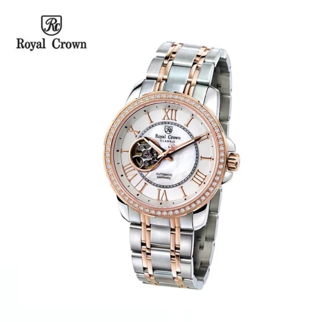 Đồng hồ nam Chính Hãng Royal Crown 8423SS-RG (Automatic)