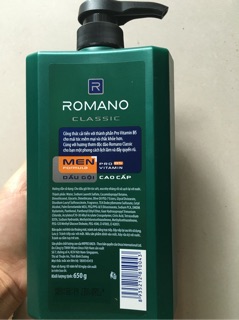 Dầu gội romano classic cao cấp