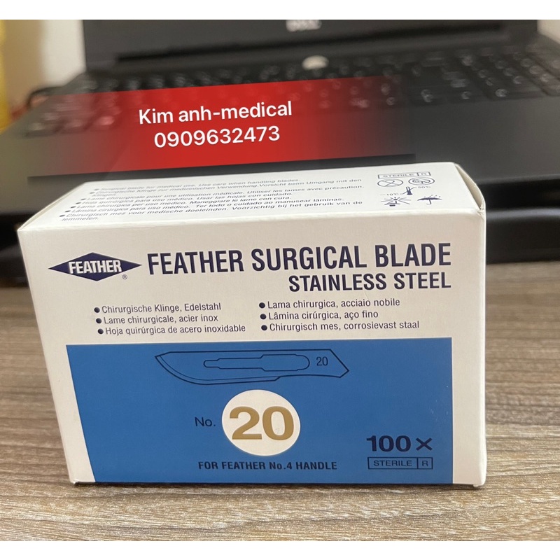 LƯỠI DAO PHẨU THUẬT FEATHER (NHẬT BẢN)