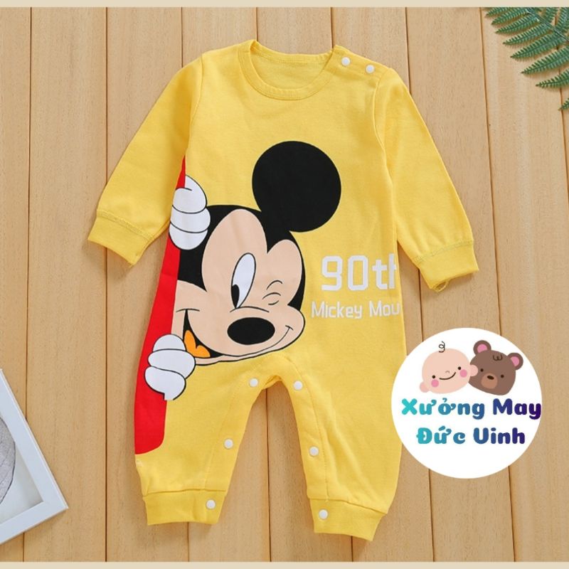Bộ bodysuit cotton cho bé trai/bé gái
