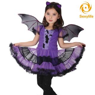 Trang phục hóa trang Halloween hình dơi cho bé gái