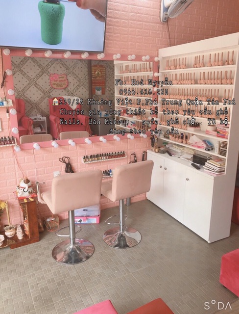 KỆ TỦ NAILS, VÁCH NGĂN