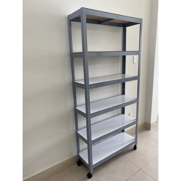Kệ hàng lắp ráp không bulong 6 tầng 30x80 30x90mm xưởng Việt Hào