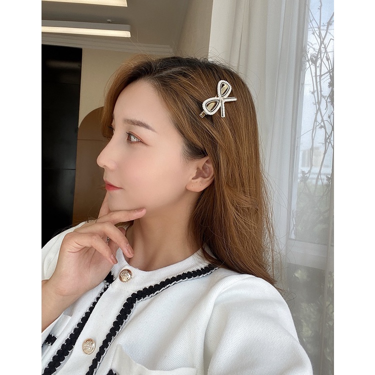 Kẹp Tóc Hình Hoa Đính Đá Phong Cách Hàn Quốc Mới