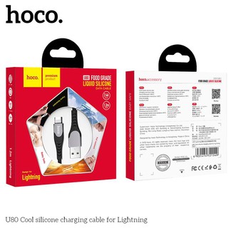 Cáp sạc Hoco 2.4A U80 lightning 1.2m