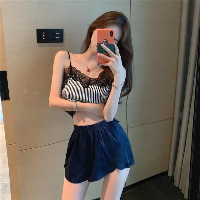 [Big Sale] 🌱Bộ Lụa Mặc Nhà 2 Dây ☘️Đồ Ngủ Pijama Lụa Cao Cấp Siêu Mát Mềm Mịn - ELSA | BigBuy360 - bigbuy360.vn