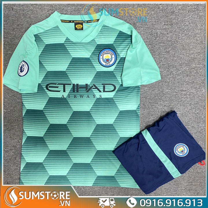 Quần Áo Thủ Môn Man City Xanh Lá Cực Đẹp 2021