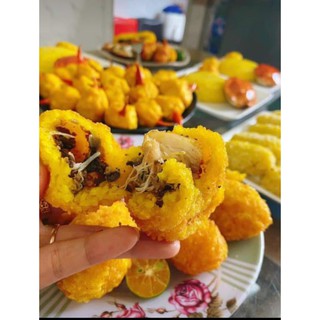 xôi gà nấm