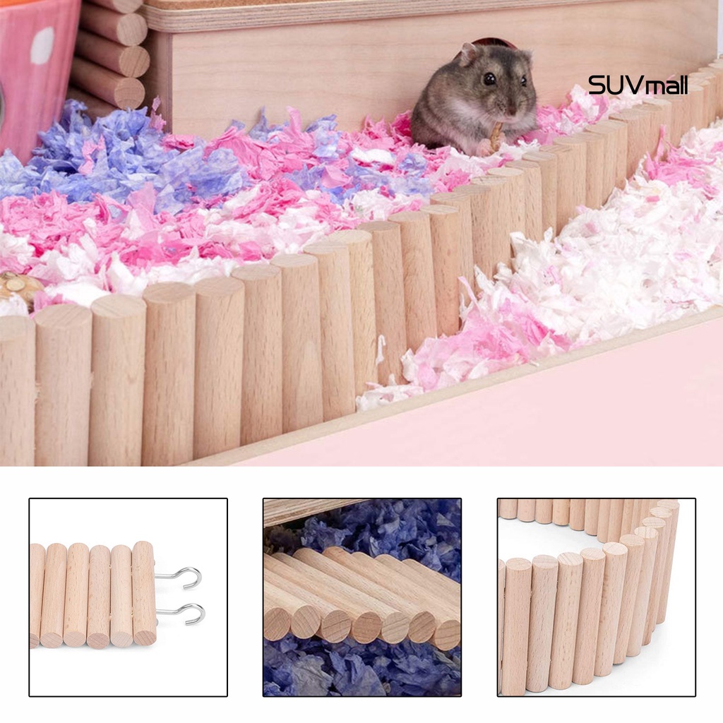 Đồ chơi cầu thang gỗ chống cắn cho chuột hamster