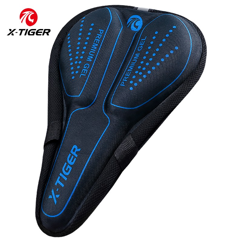 Đệm cao su gel dày X-TIGER thoải mái cho yên xe đạp chạy đường trường leo núi tiện lợi