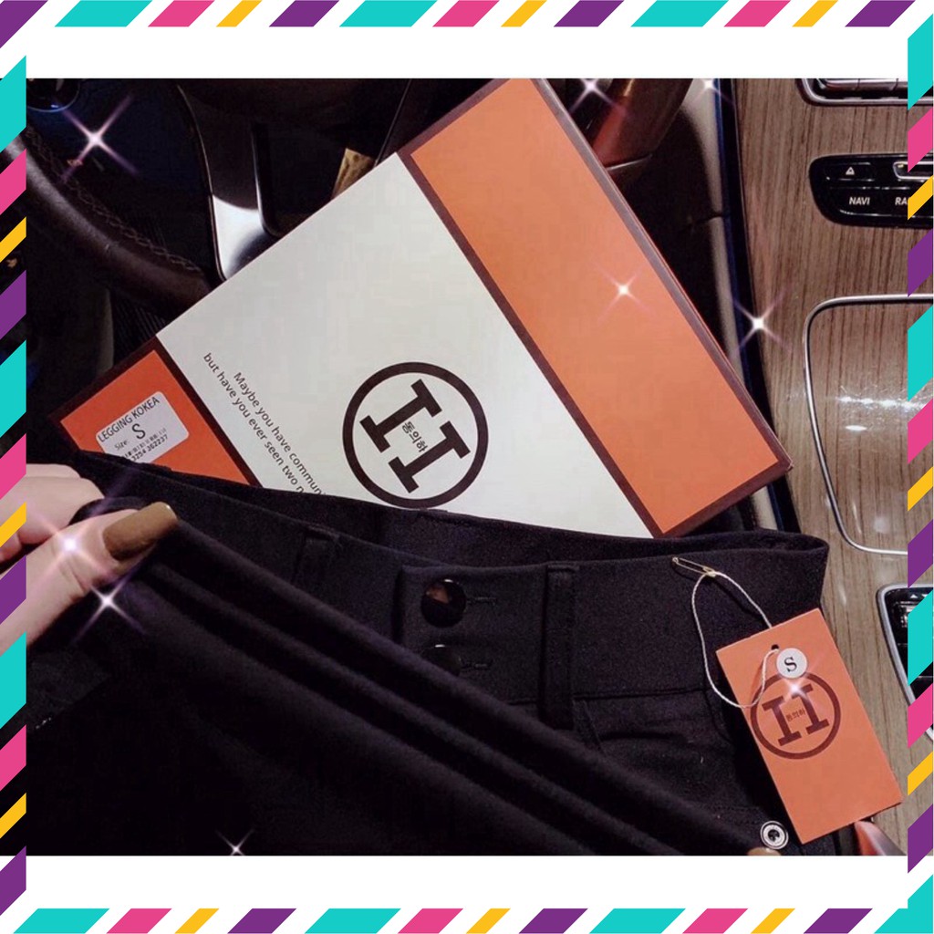 QUẦN LEGGING 2 KHUY HỘP CAM FULL HỘP HÀNG SIÊU ĐẸP !! | BigBuy360 - bigbuy360.vn