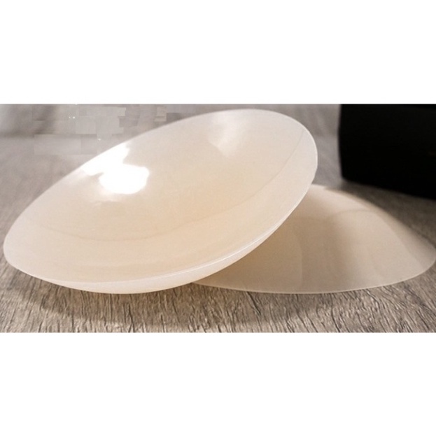 Miếng dán ngực ti silicon tàng hình siêu dính thật da chống nước