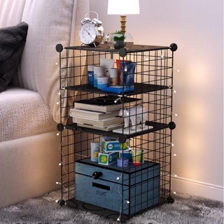 [MẪU MỚI] MÀU ĐEN KỆ TỦ LƯỚI ĐA NĂNG TRANG TRÍ, DECOR ĐỂ ĐỒ DÙNG ĐA NĂNG SIZE 35.35cm