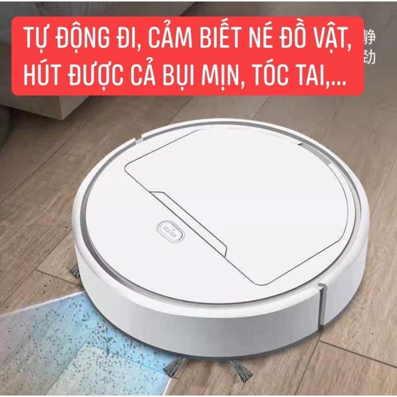 Robot hút bụi + lau nhà