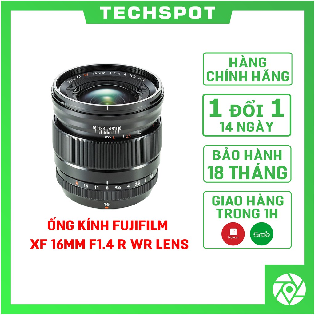 Ống Kính Fujìilm XF 16mm F1.4 (Chính hãng)