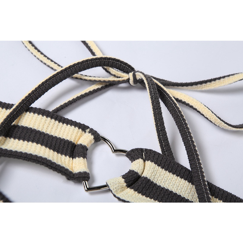 Áo Tank Top Sát Nách Hoạ Tiết Kẻ Sọc Thiết Kế Hợp Thời Trang Cho Nữ