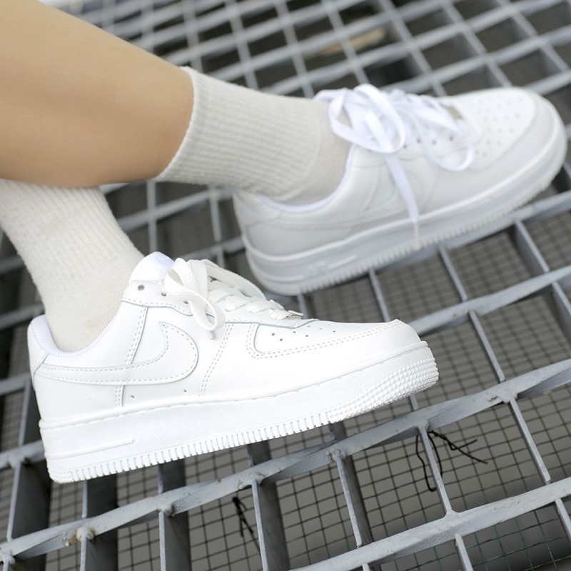 Giày thể thao A.F.1 trắng nam nữ kèm ảnh thật - 1987 Sneaker