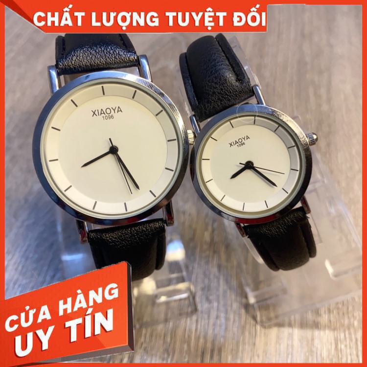 HÀNG CAO CẤP -  Cặp Đồng Hồ Đôi Nam Nữ Xiaoya Chính Hãng Dây Da Cao Cấp DHD002  - Hàng Cao Cấp