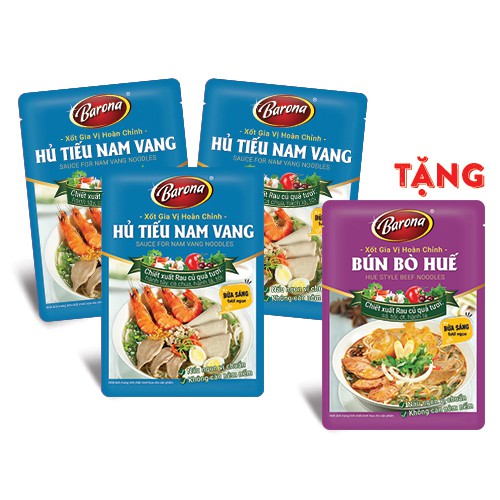 Gia Vị Hủ Tiếu Nam Vang Barona 80g