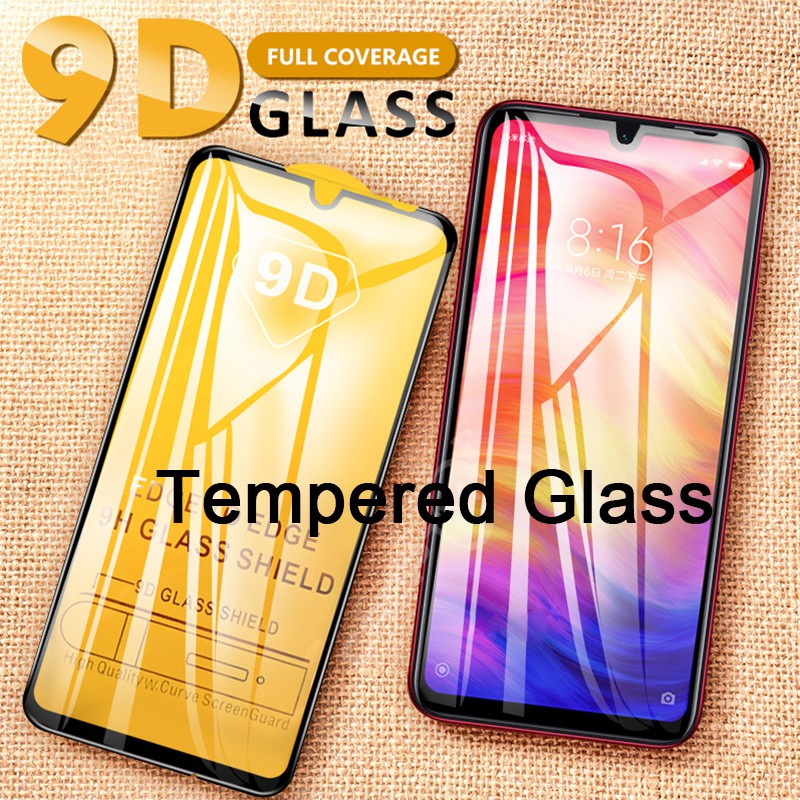 Kính cường lực 5D bảo vệ màn hình cho Xiaomi Redmi K30 K20 Note 8 Pro 8T 5 5A 7 7A 6 6A Note 5 6 7 Pro 8 8A S2 GO