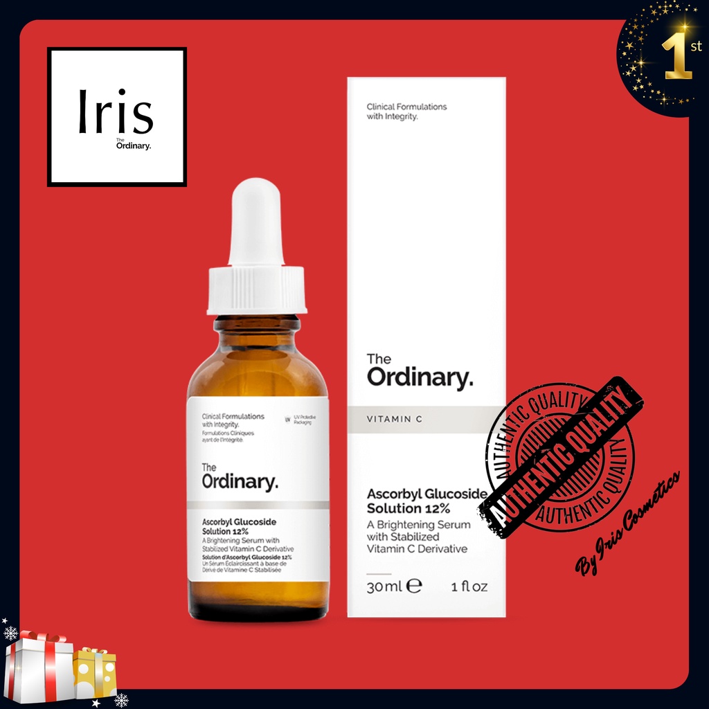 Serum sáng da- Vitamin C - Ascorbyl Glucoside Solution 12% - The Ordinary.